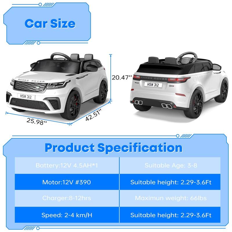 Ride on Cars for Kid 4-8