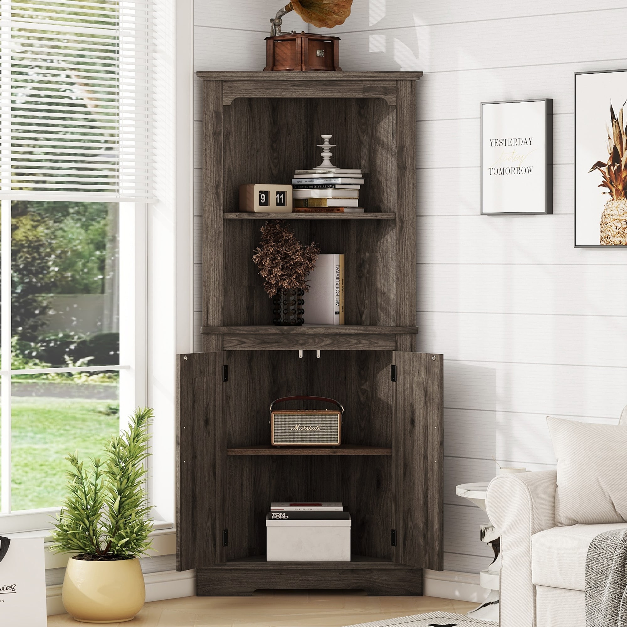 Used corner cabinet discount