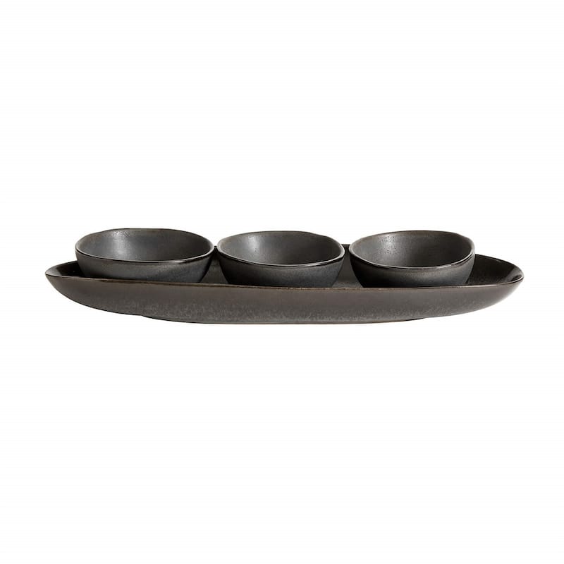 Long oval tray Mame- ND - Coffee