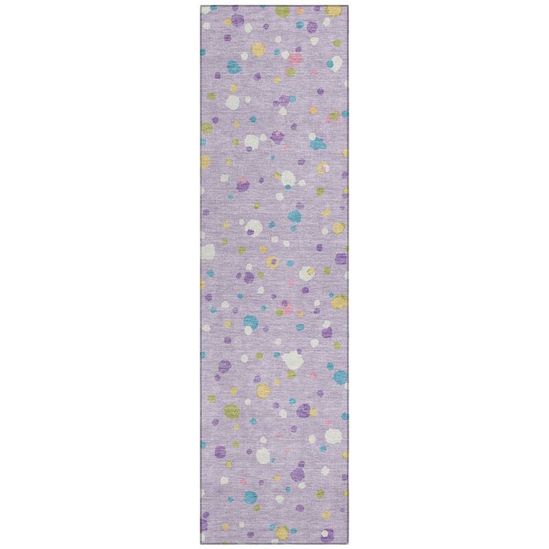 Machine Washable Indoor/ Outdoor Contemporary Sheinelle Chantille Rug