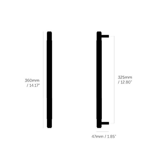 Buster + Punch UPB-073968 Cross 12-13/16" Center to Center Bespoke - Steel