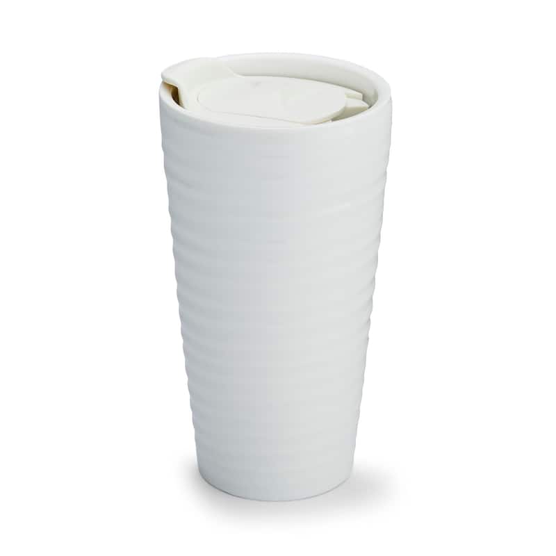 Portmeirion Sophie Conran Travel Mug 8 Ounce Mug with Lid