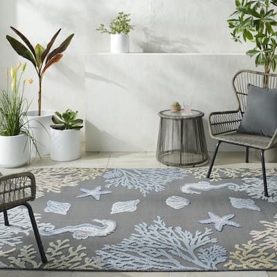 Livabliss Lakeside Nature Outdoor Area Rug