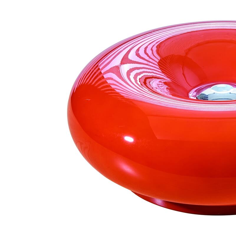 12 Inch LED red glass shade wall sconce/ Desk Lamp