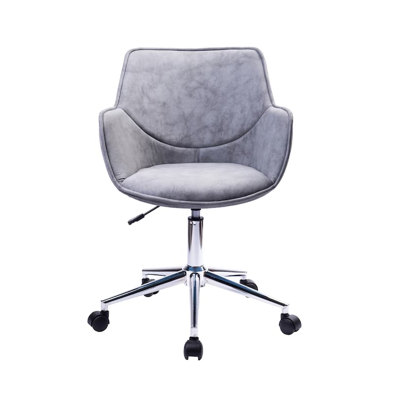Porthos Home Xen Adjustable Office Chair, Microfiber, Chrome Base