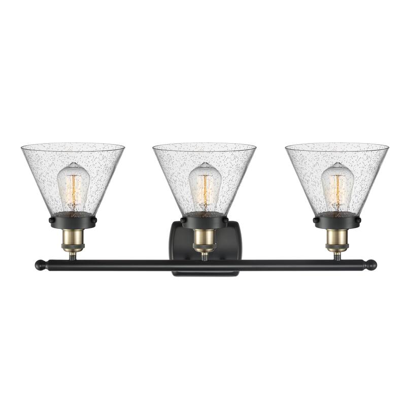 Innovations Lighting Ballston Urban Cone - 3 Light 28" Bath Vanity Light