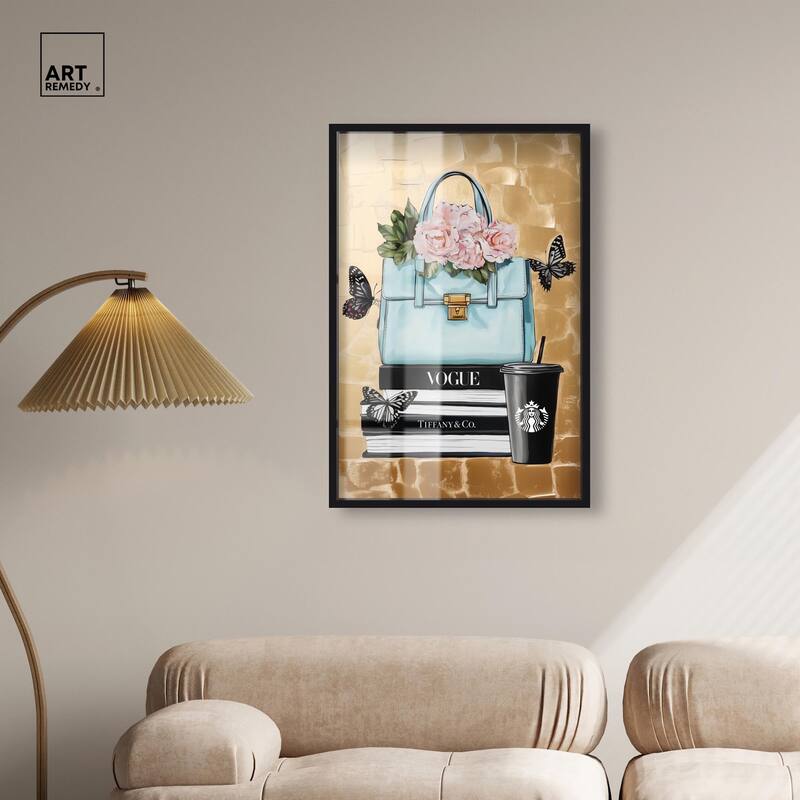 Golden Era of Glam Books Shadowbox by Art Remedy