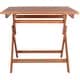 preview thumbnail 6 of 12, SAFAVIEH Outdoor Living Kresler Folding Table - 35"W x 35"D x 30"H