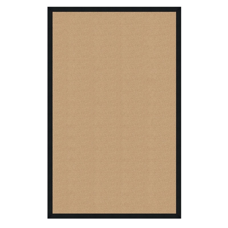 Linon Athena Sisal Hand Finished Classic Rug - 1'10'' X 2'10'' - Black
