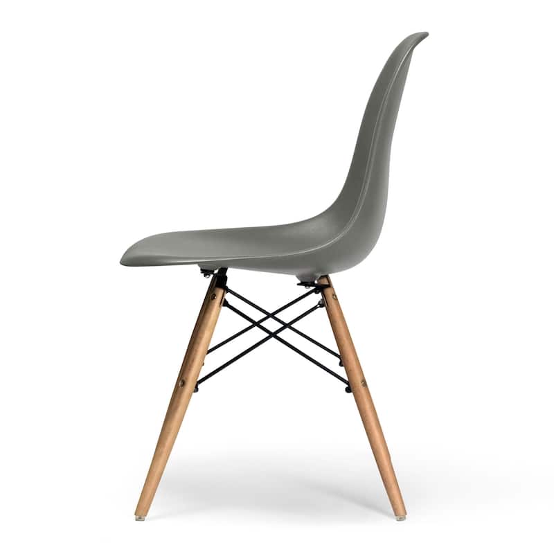 Paris-2 Side Chairs with Natural Legs (Set of 2)