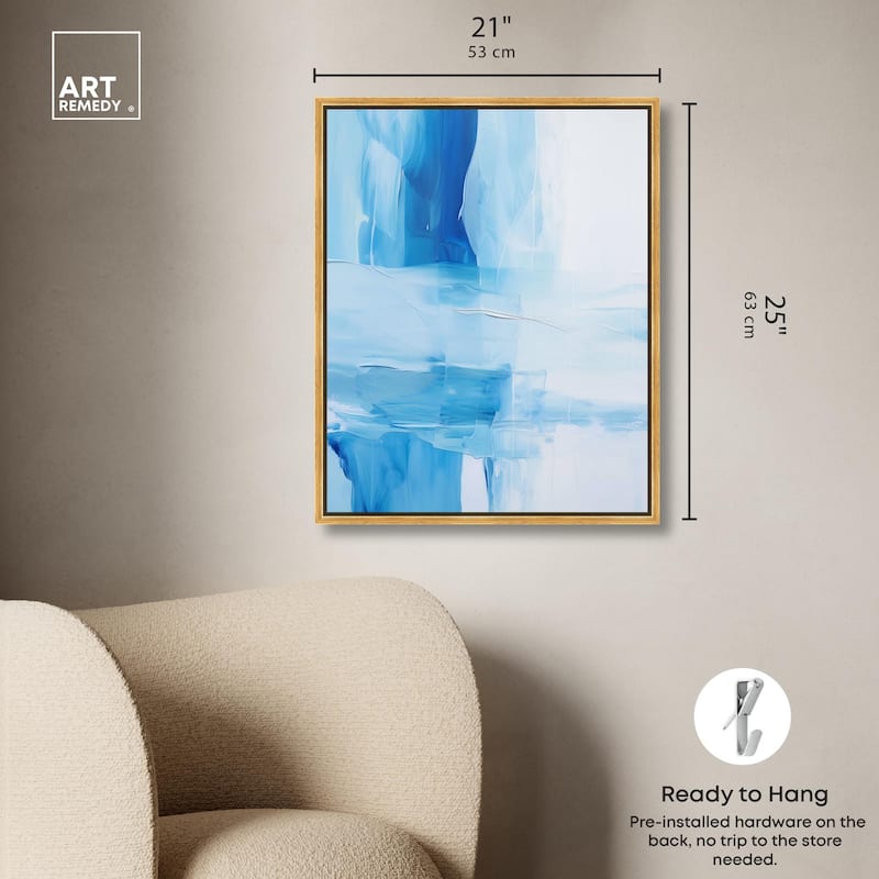 Seraphic Blues II Canvas by Art Remedy