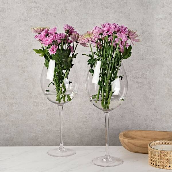 Mikasa Set of 2 Lavish Oversized Wine Glasses, 4 Quarts - Bed Bath & Beyond  - 41812391