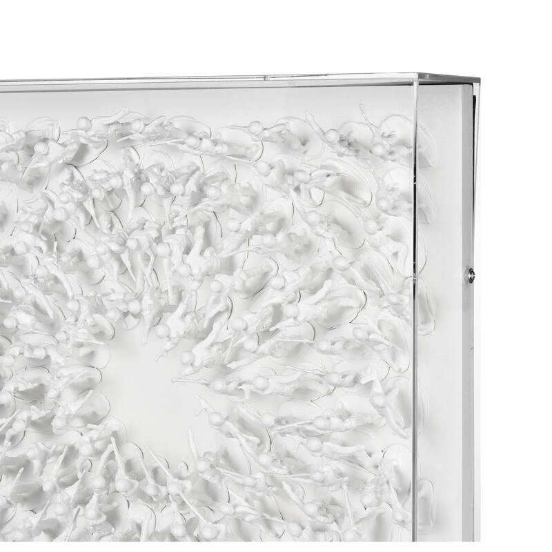 Elk Home Viewpooint White Acrylic 23.75 Inch Wide Wall Art