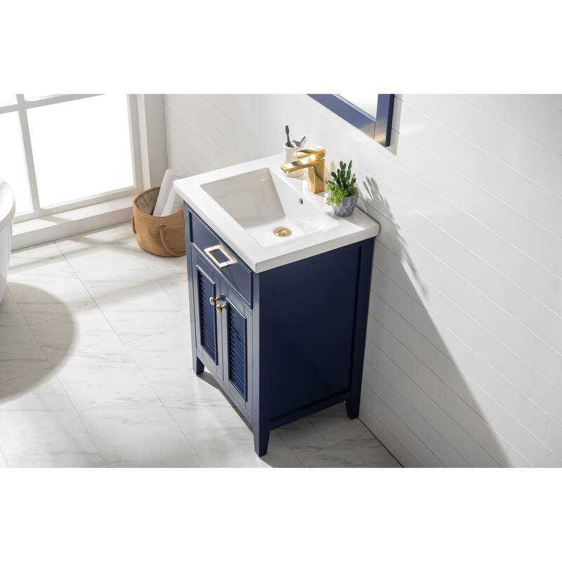 Cameron 24" Single Sink Vanity in Blue