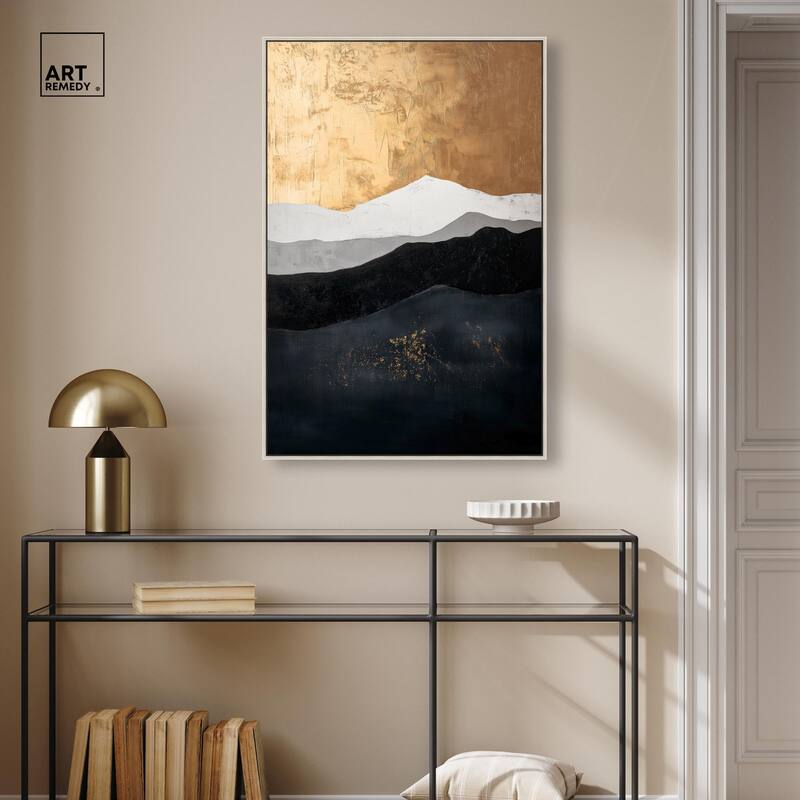 Golden Vista II Canvas by Art Remedy
