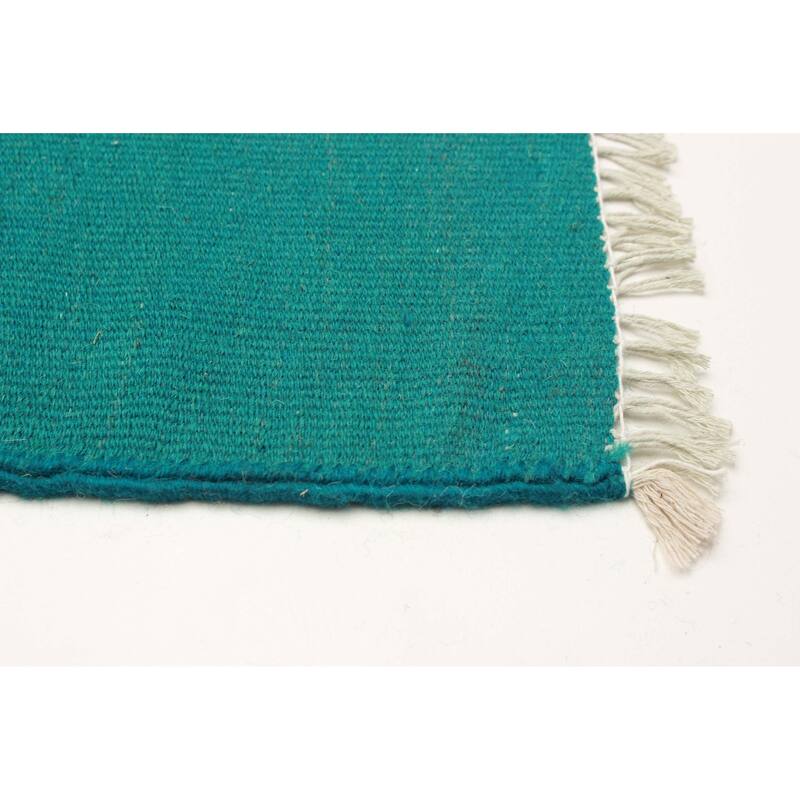 Ankara FW Teal Kilim 5'9" x 8'1" - 5'9 x 8'1