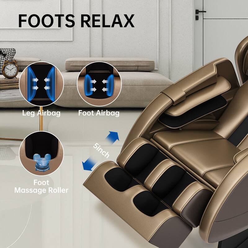 Ukuowu Favor-MM350 heated Full Body Massage Chair with zero gravity mode and Bluetooth music player