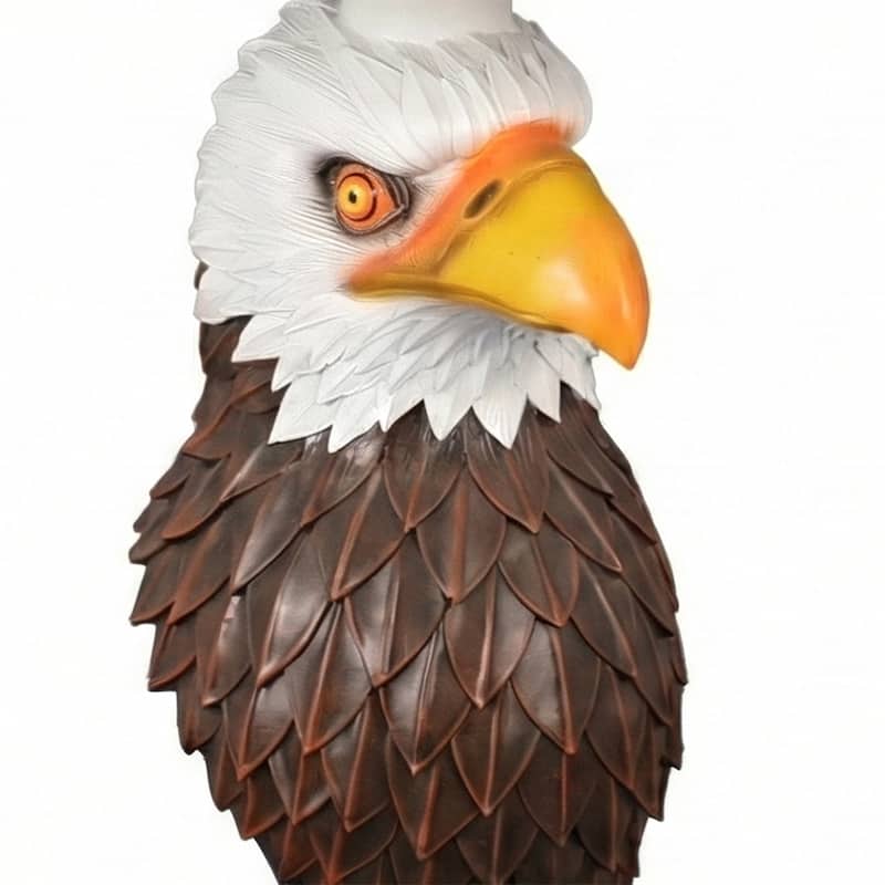 Eagle Head Accent Table Animal Statue End Tables Livingroom