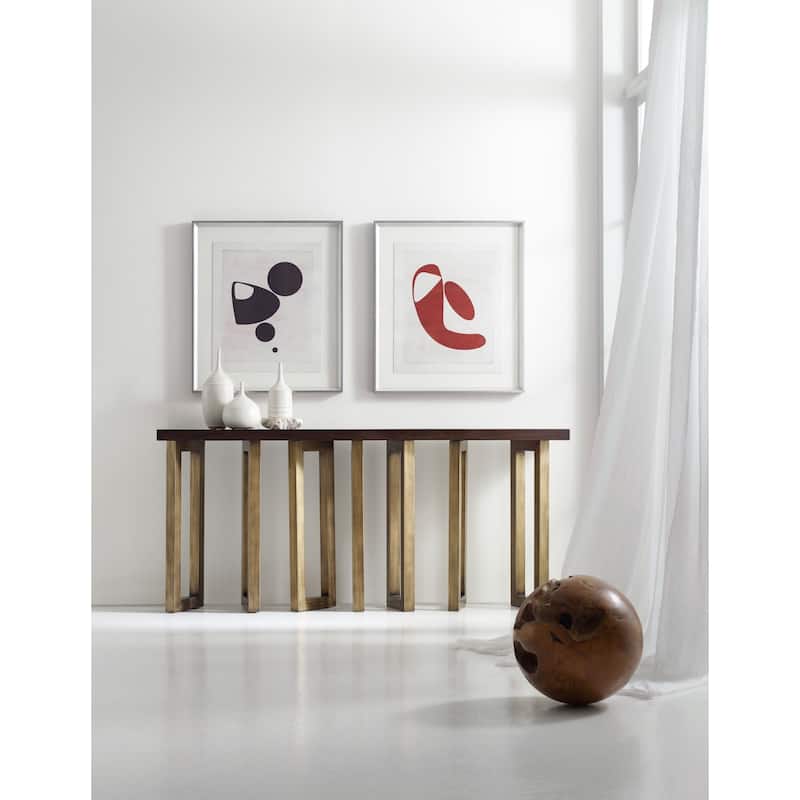 Hooker Furniture 72 Inch Long Hardwood Console Table from the Melange
