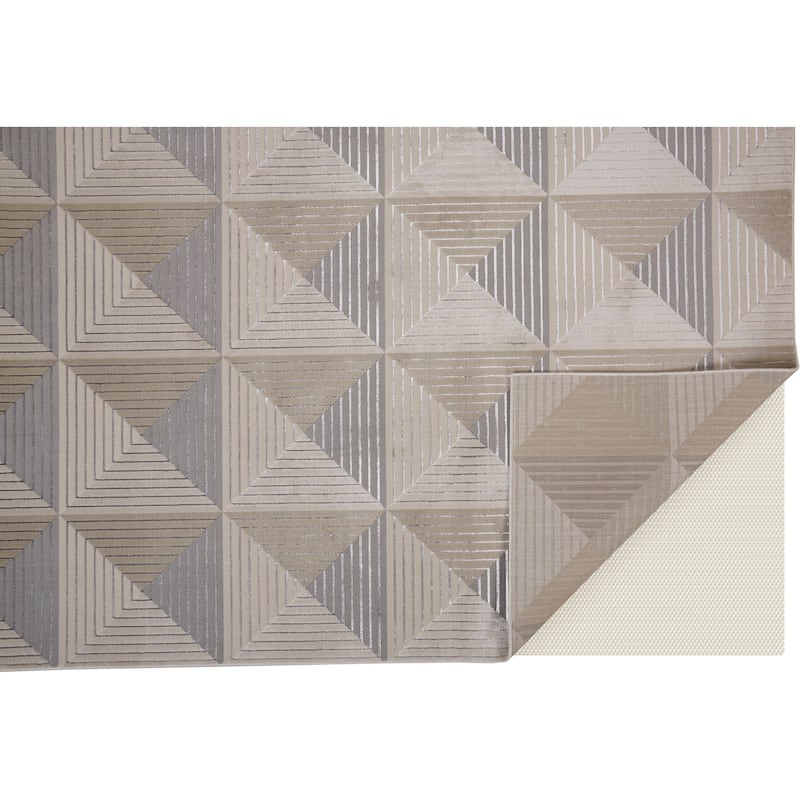 Grand Bazaar Orin Machine Made Geometric Modern Area Rug