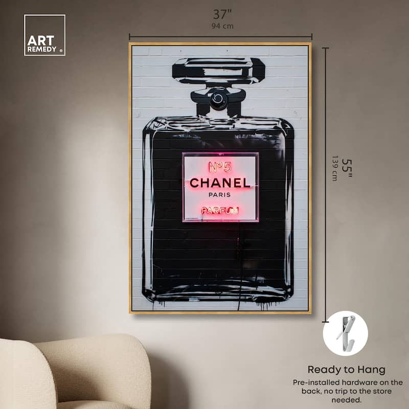 Parisian Perfume II Canvas by Art Remedy