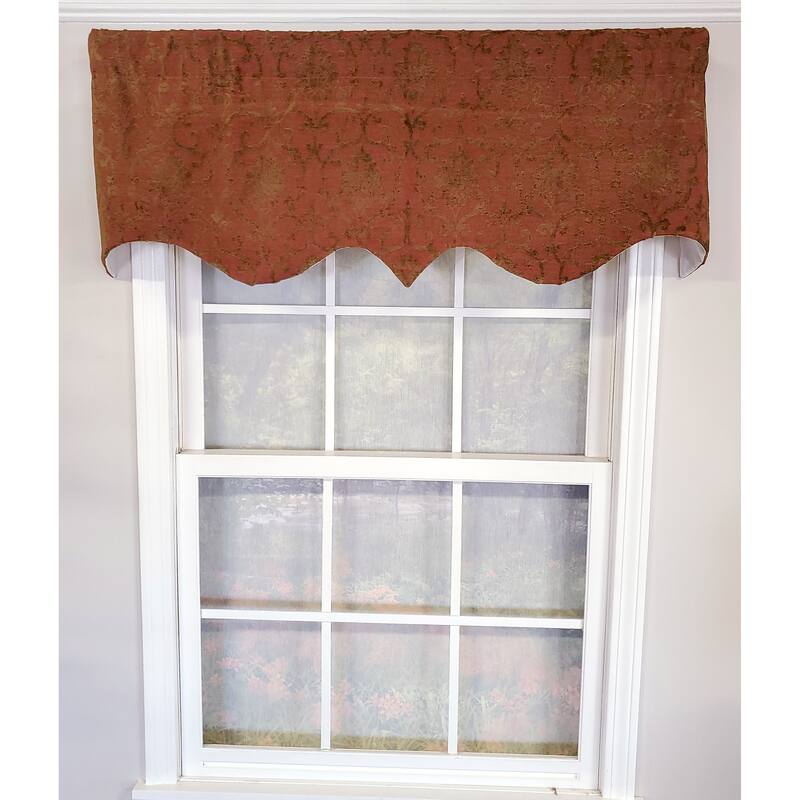 RLF Home Kamau Garnet Regal Valance