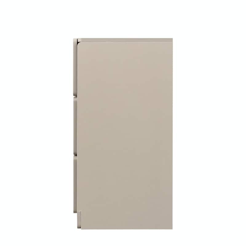 Six-Drawer Dresser Cabinet with Flat Drawer Corners