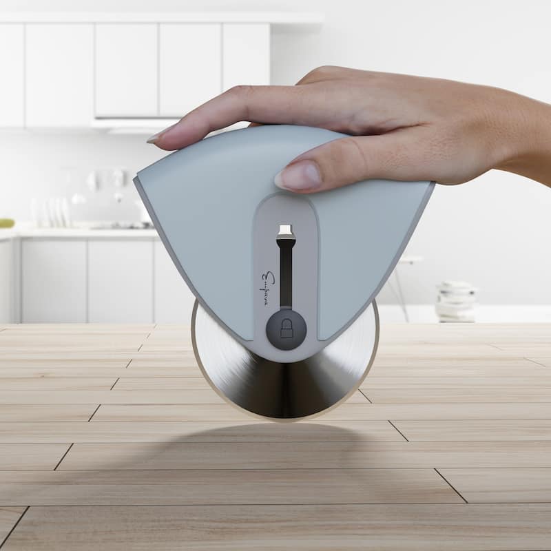 4.3-Inch Mini Retractable Pizza Cutter Wheel with Lock