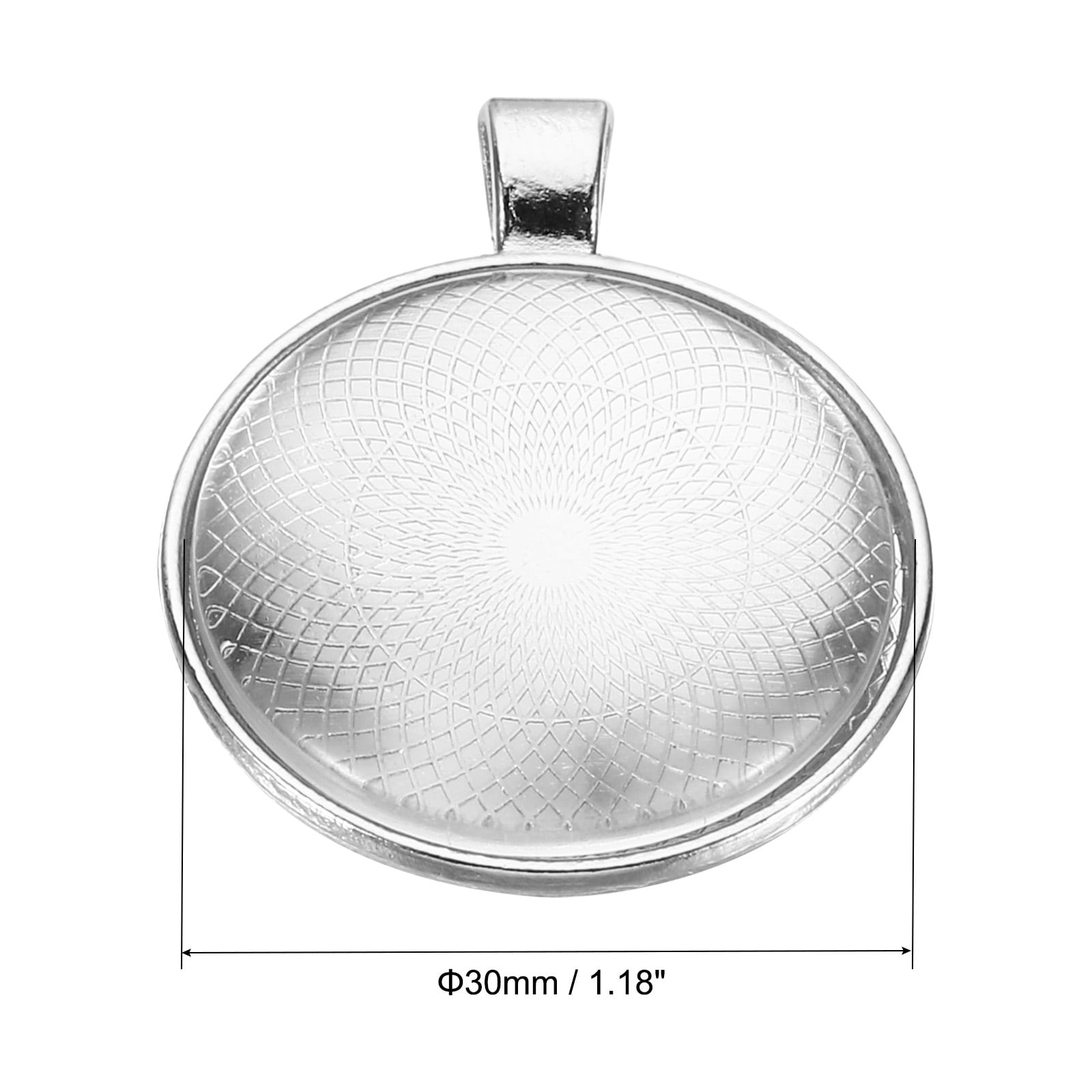 Round bezel discount pendant trays