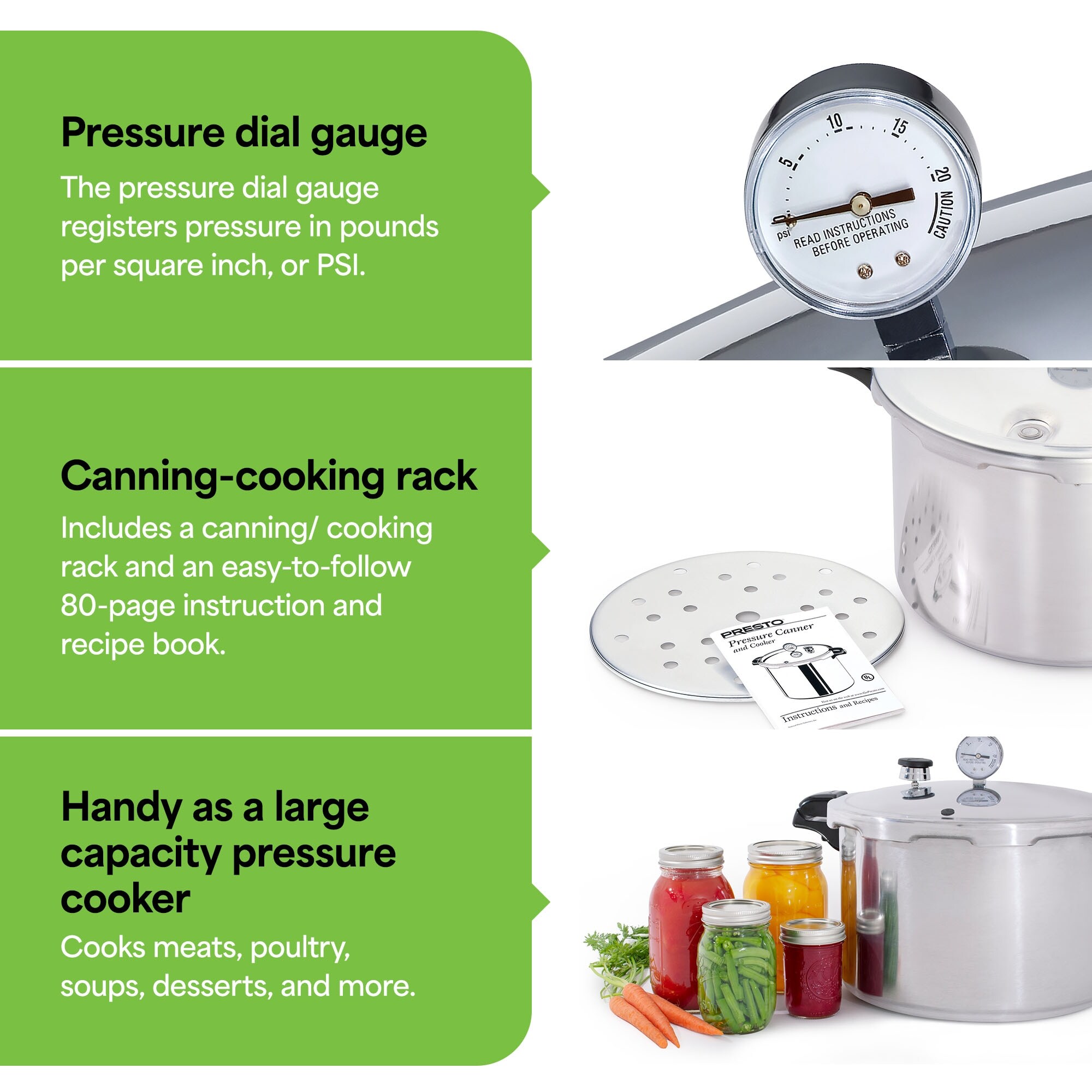 16 Quart Pressure Amazon Presto Pressure Cooker 16 Quart Pressure