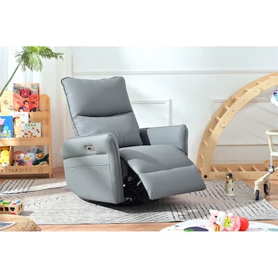 Power Swivel Rocker Recliner Chair for Adults, 270° Swivel Rocking Recliner Chair,Electric Small Recliners for Small Spaces