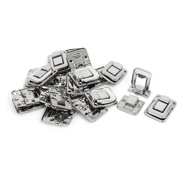 38mmx29mmx8mm Latches Hasps Locks Silver Tone 20pcs for Toolbox Jewelry
