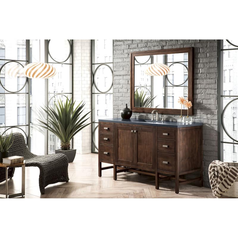 James Martin Vanities Addison 60" Single Basin Hardwood Vanity Set