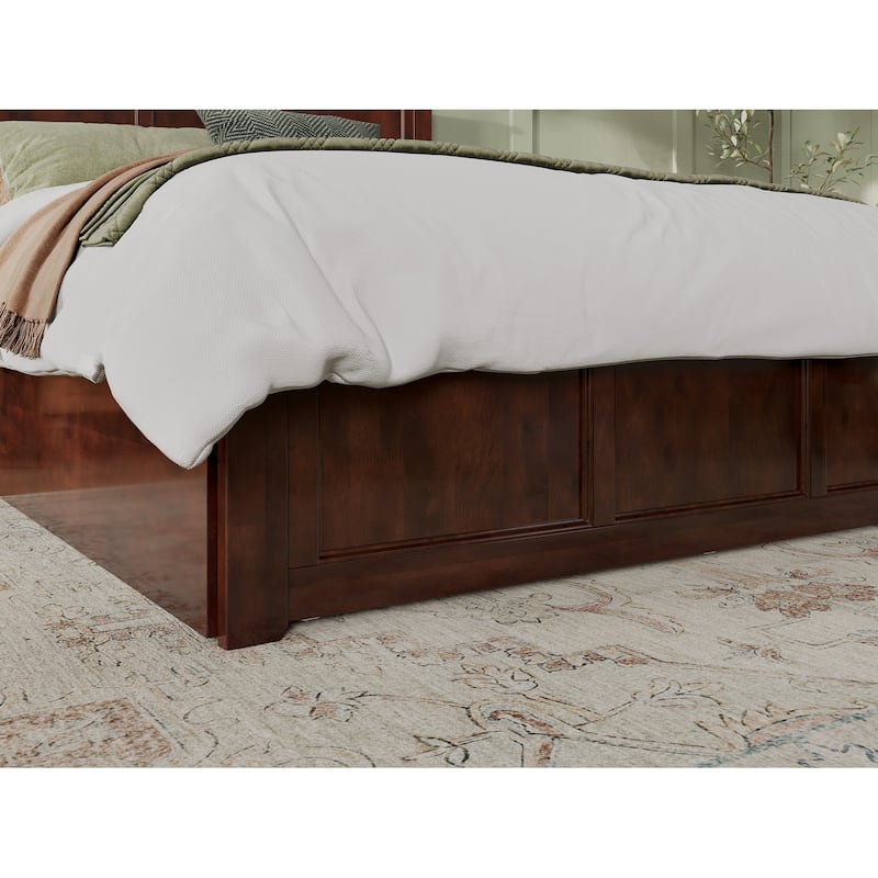 AFI Madison Platform Bed with Matching Footboard & Trundle