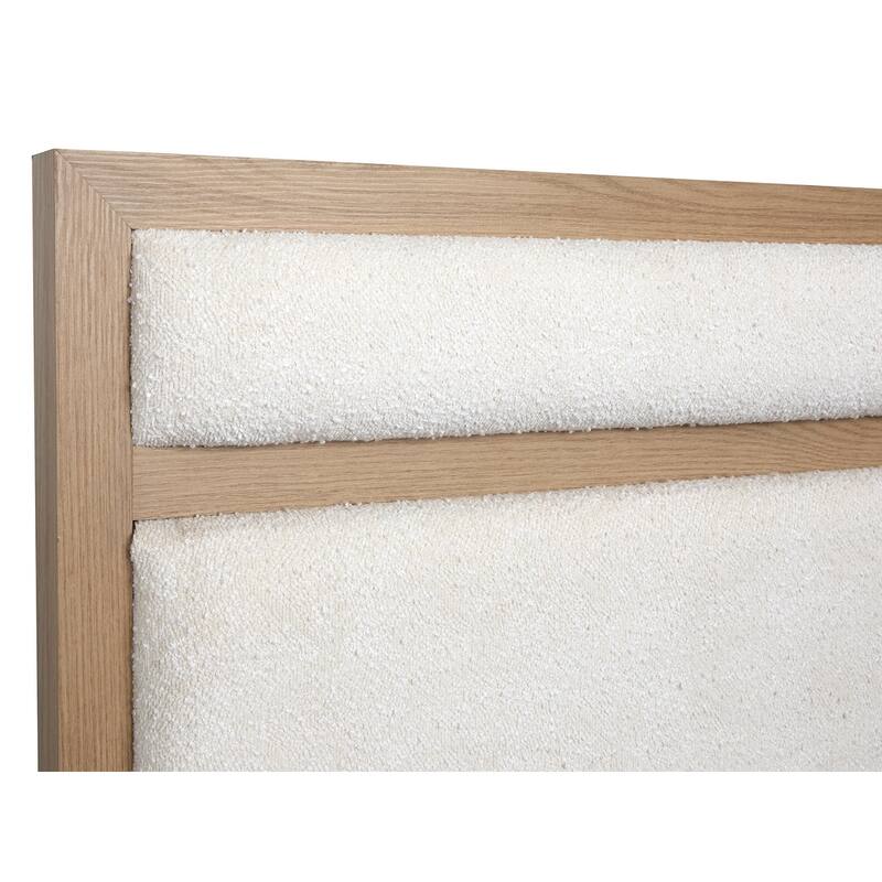 Magnussen Home Merrifield Sandstone Beige Upholstered Panel Bed