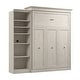 preview thumbnail 14 of 22, Versatile Queen Murphy Bed with Closet Organizer (92W) by Bestar