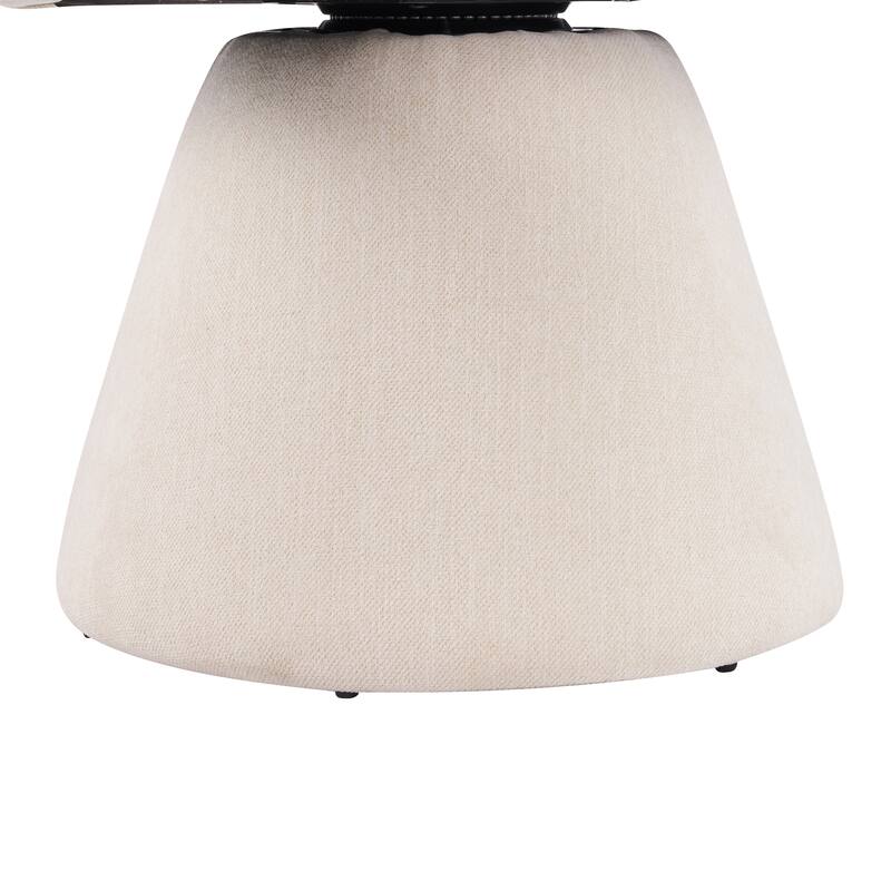 Christopher Knight Home - 180° Swivel Upholstered Dining Chairs with Metal Frame (Set of 2)