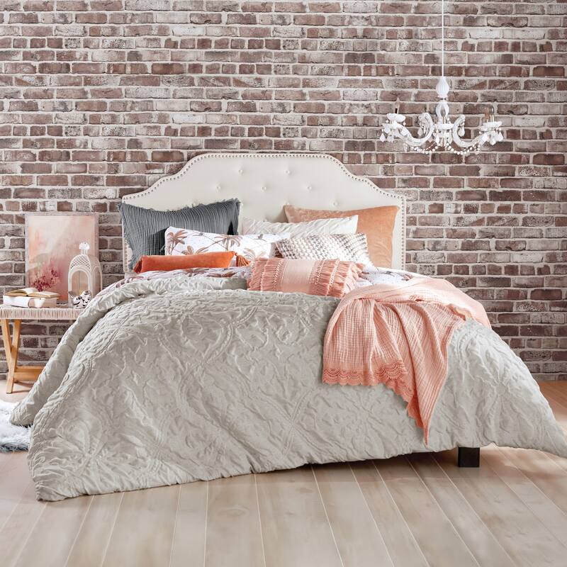 Porch & Den Roan Microsculpt 3-piece Comforter Set