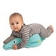preview thumbnail 11 of 10, Crawligator Tummy Time Mobility Toy Mint