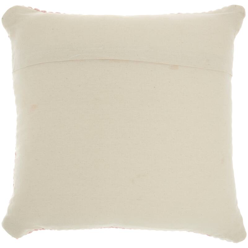 Mina Victory Life Styles Textured Geometric Woven Diamonds Throw Pillow 20" x 20"