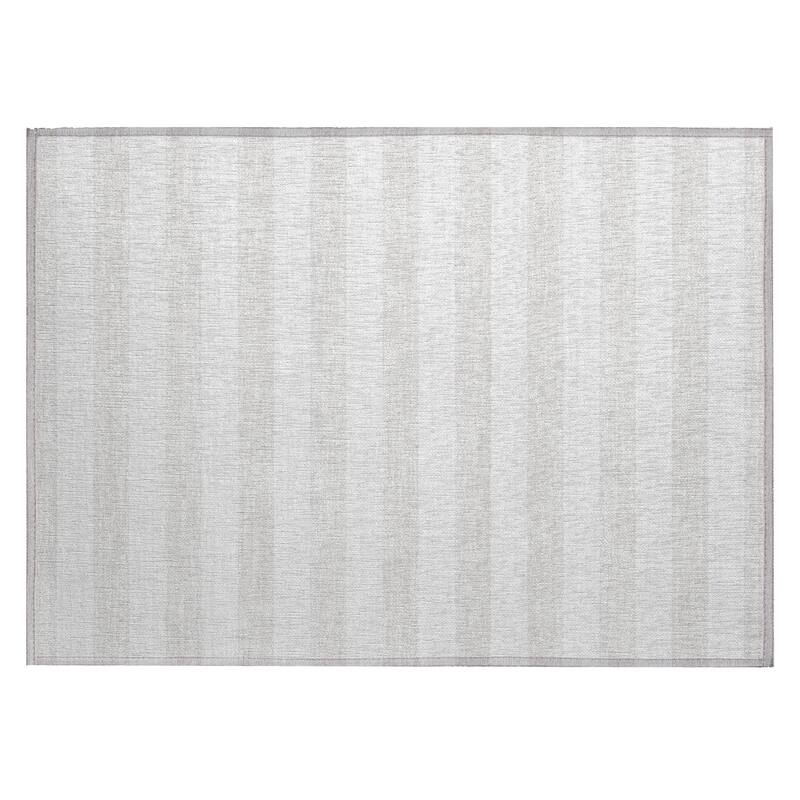 Alluva Stripe Weather Resistant Blended Style Outdoor Rug