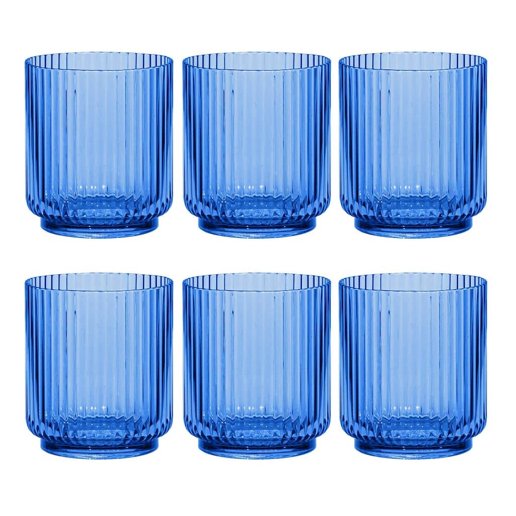 Mesa DOF, Cobalt Blue, 15 oz, Set of 6