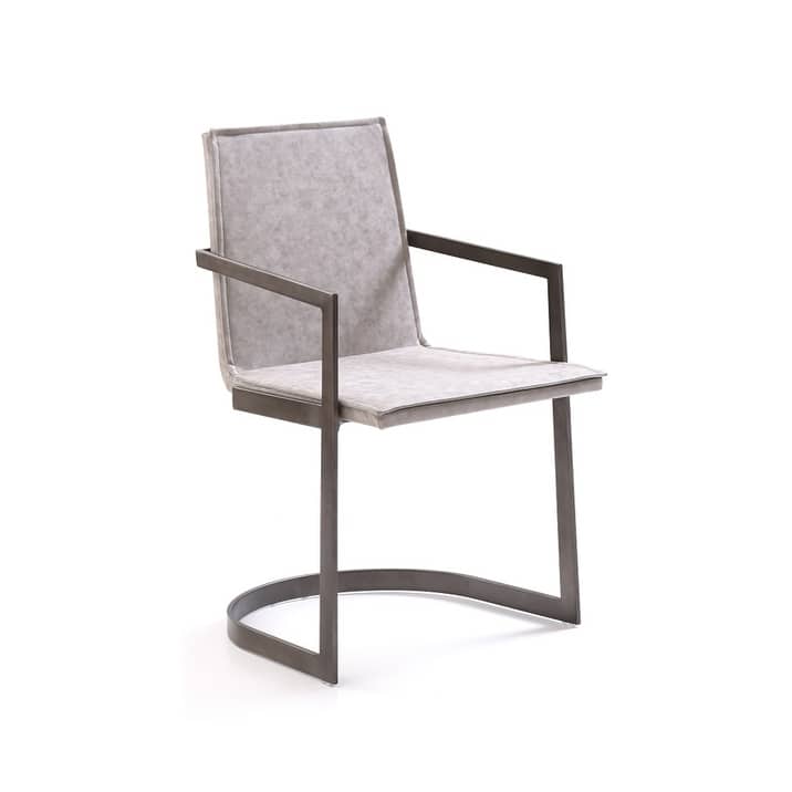 Modrest Jago Modern White Wash Grey Dining Chair