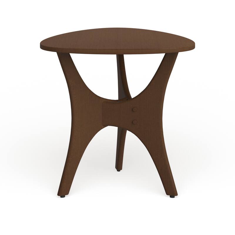 INK IVY Blaze Triangle Wood Side Table
