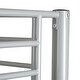 preview thumbnail 7 of 8, Iron Bed Bunk Bed with Ladder for Kids Twin Size Grey