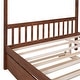 preview thumbnail 43 of 42, Full Size Wooden House Bed with Twin Size Trundle