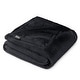 preview thumbnail 36 of 109, Bare Home Microplush Fleece Blanket - Ultra-Soft - Cozy Fuzzy Warm Full - Queen - Black