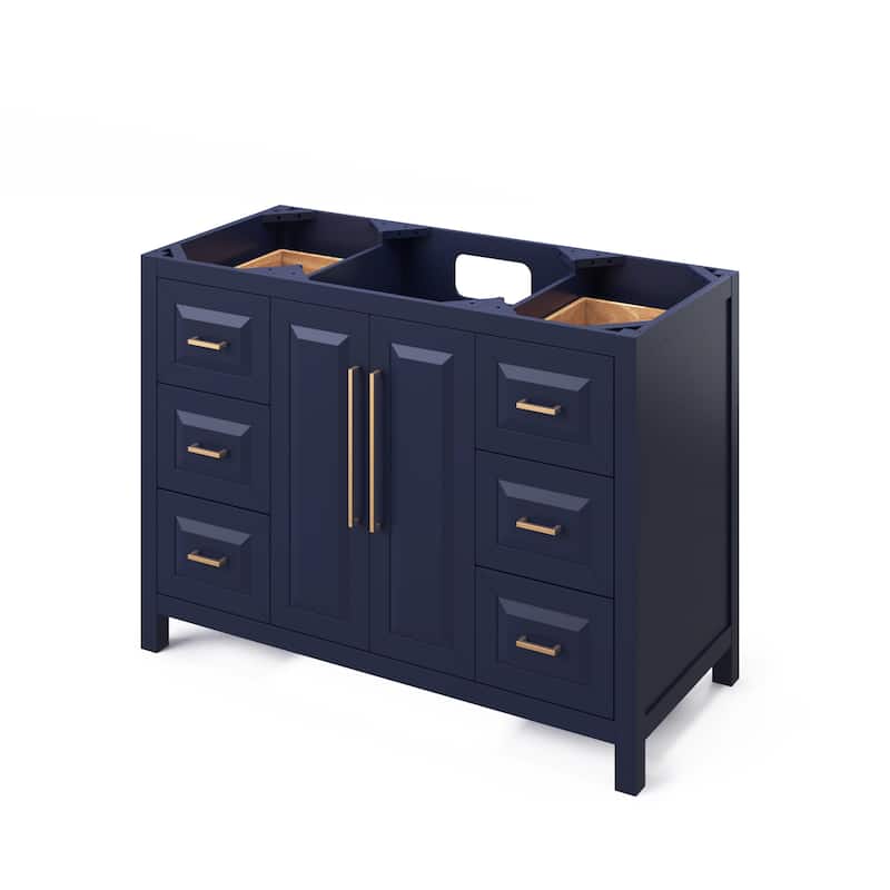 Jeffrey Alexander VN2CAD-48-NT Cade 48" Single Free Standing Vanity - Hale Blue - Painted