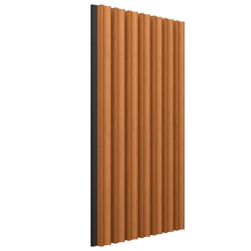 AcoustixPro Noise Cancelling Concave Small Slat Wall Panel (2 Pack)