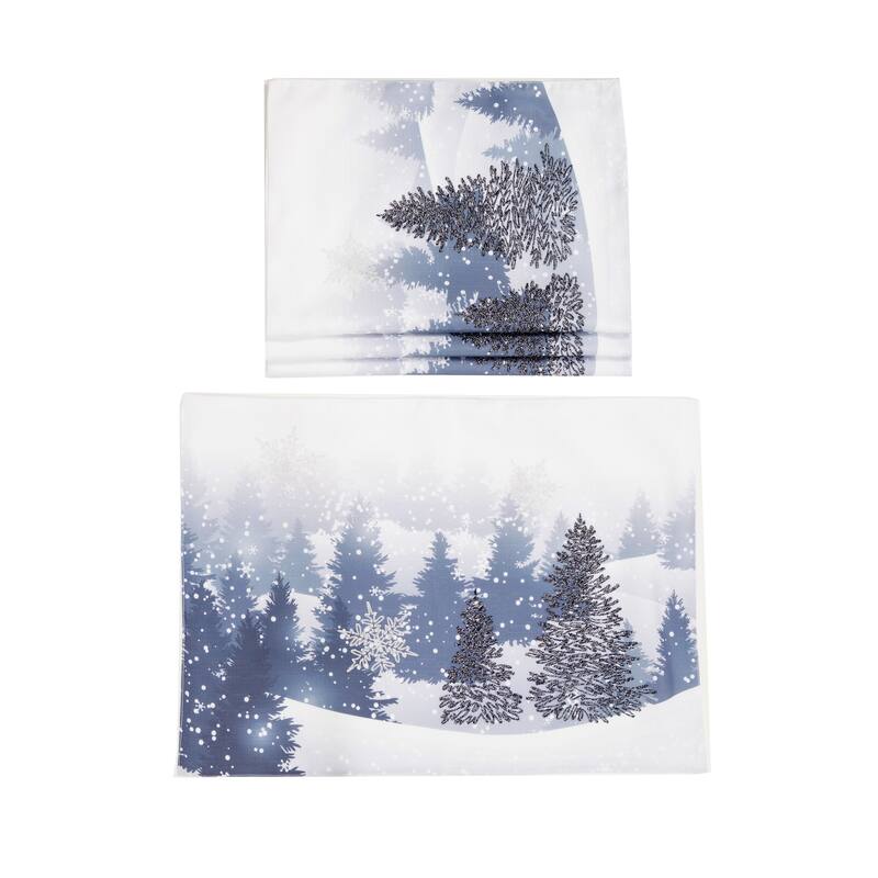 Polyester Embroidered Square Placemat - 14 x 20"